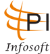 P I Infosoft Website Development Logo